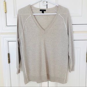 J.Crew Grey V-Neck Sweater